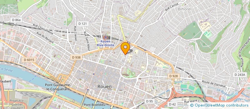 localisation de l'entreprise SCI ABEGE à ROUEN