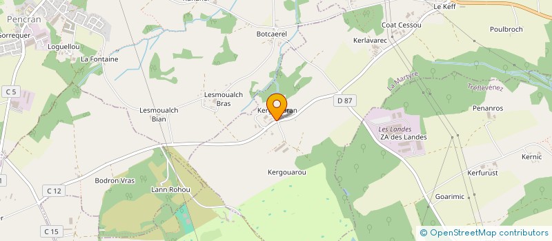 localisation de l'entreprise SCI ABEGUILE  LA MARTYRE