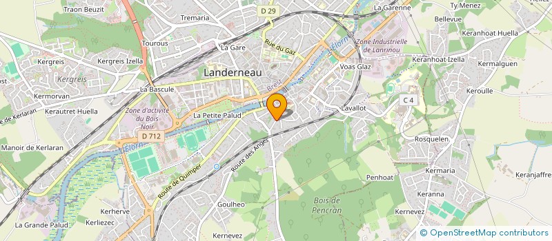 localisation de l'entreprise SCI ABEGUILLE-PICHEVANT  LANDERNEAU