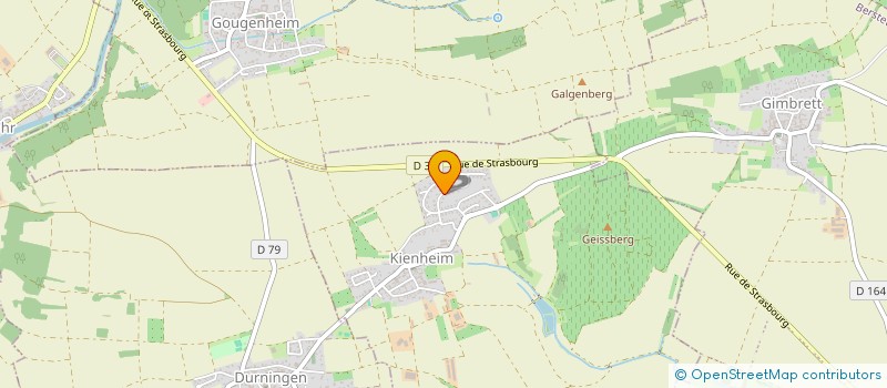 localisation de l'entreprise SCI ABEILLE 36  KIENHEIM