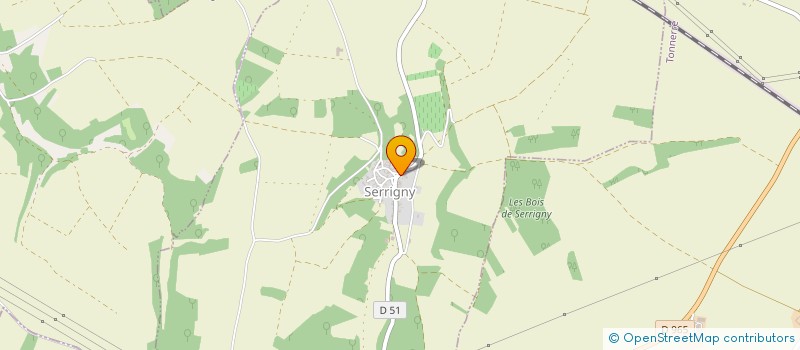 localisation de l'entreprise SCI ABEILLE  SERRIGNY