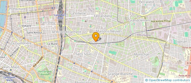 localisation de l'entreprise SCI ABEILLE  LYON