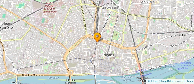 localisation de l'entreprise SCI ABEILLE REPUBLIQUE  ORLEANS