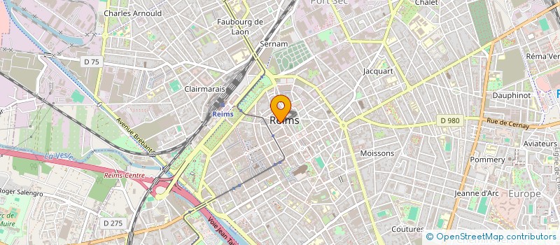 localisation de l'entreprise SCI ABEILLES  REIMS