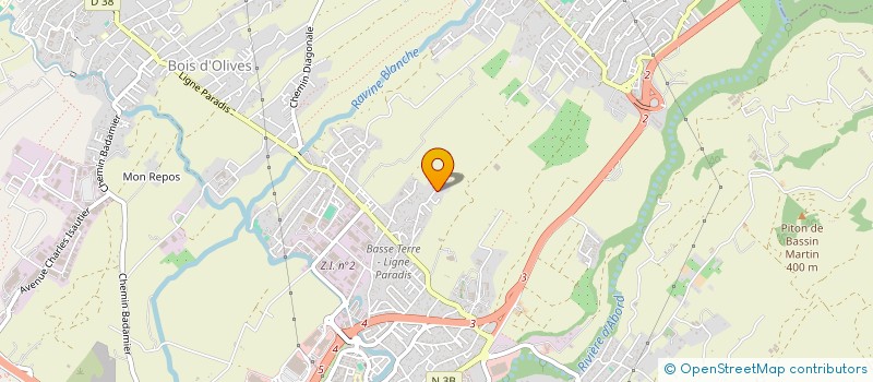 localisation de l'entreprise SCI ABEILLES à SAINT-PIERRE