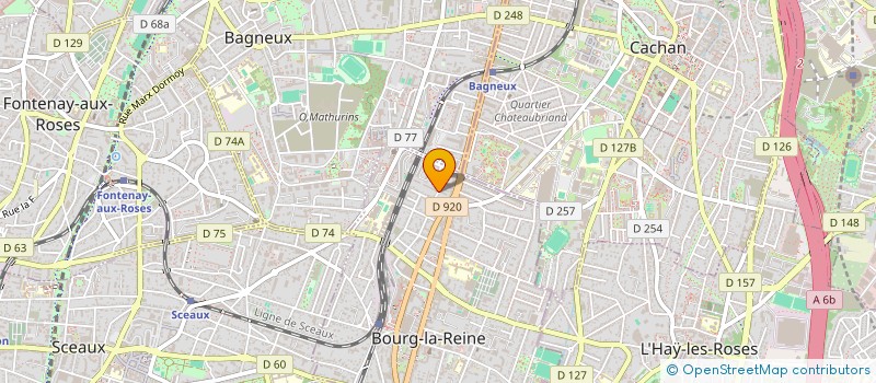 localisation de l'entreprise SCI ABEILLES à BOURG-LA-REINE