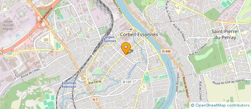 localisation de l'entreprise SCI ABEL à CORBEIL-ESSONNES