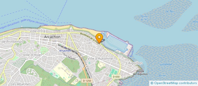 localisation de l'entreprise SCI ABEL BOYE  ARCACHON