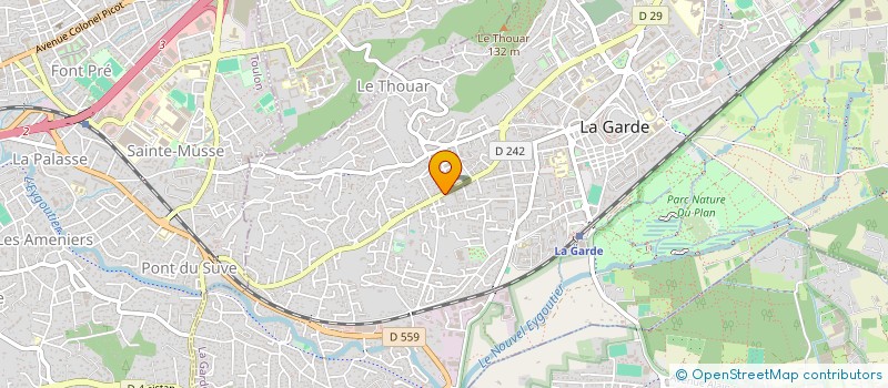 localisation de l'entreprise SCI ABEL GANCE à LA GARDE