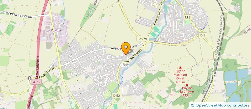 localisation de l'entreprise SCI ABEL HOME  ORCET