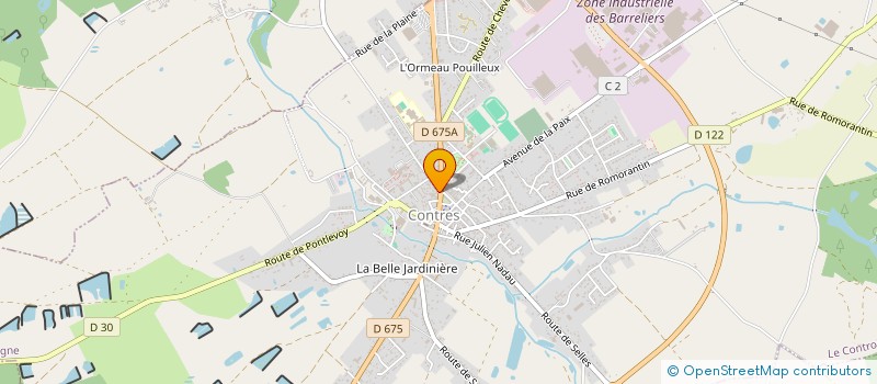 localisation de l'entreprise SCI ABEL POULIN  LE CONTROIS-EN-SOLOGNE