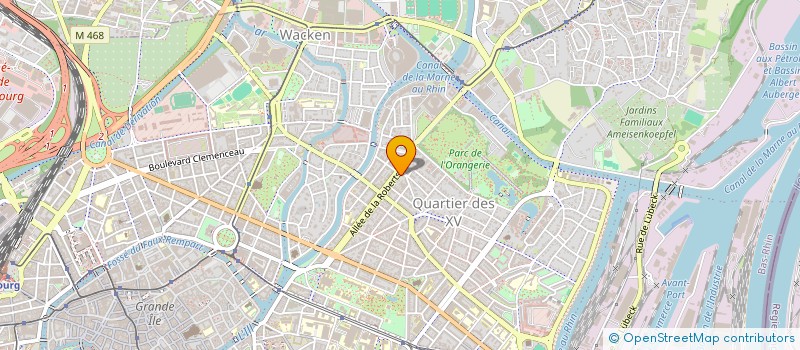 localisation de l'entreprise SCI ABELARD  STRASBOURG