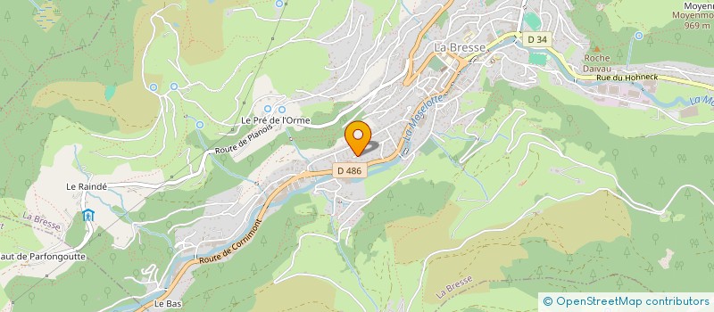 localisation de l'entreprise SCI ABELARD RMJ  LA BRESSE