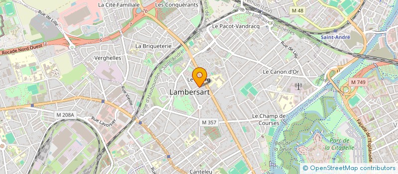 localisation de l'entreprise SCI ABELEON à LAMBERSART