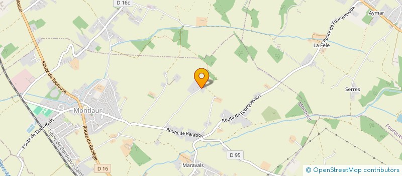 localisation de l'entreprise SCI ABELHA  MONTLAUR