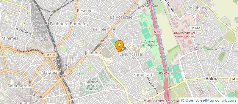 localisation de l'entreprise SCI ABELIA à TOULOUSE