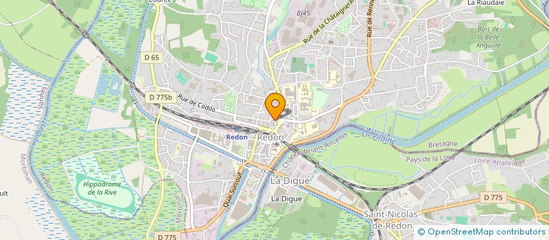 localisation de l'entreprise SCI ABELIA  REDON