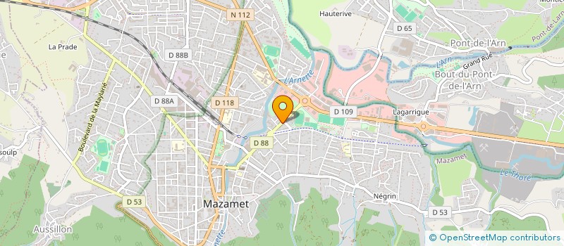 localisation de l'entreprise SCI ABELLANEDA à MAZAMET