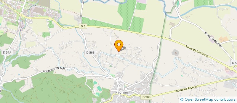 localisation de l'entreprise SCI ABELLIO  PEYNIER