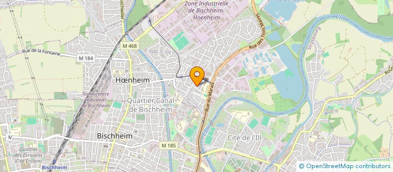 localisation de l'entreprise SCI ABEM  HNHEIM