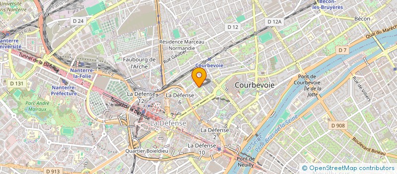 localisation de l'entreprise SCI ABEM à COURBEVOIE