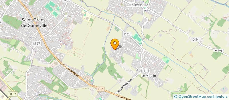 localisation de l'entreprise SCI ABENNA  SAINT-ORENS-DE-GAMEVILLE