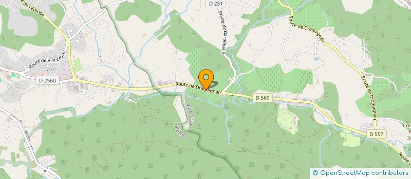 localisation de l'entreprise SCI ABEOLA  VILLECROZE