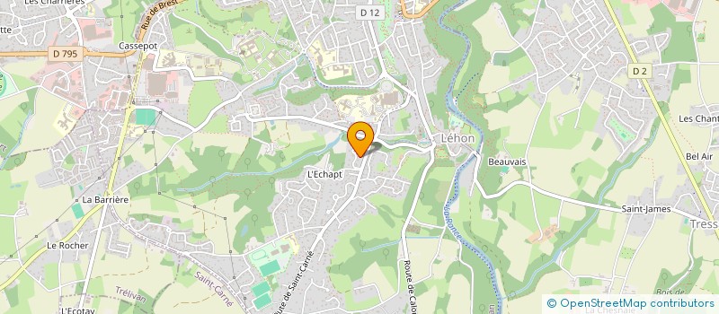 localisation de l'entreprise SCI ABEOS  DINAN