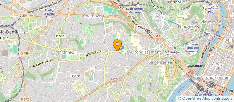 localisation de l'entreprise SCI ABER  LYON