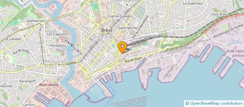 localisation de l'entreprise SCI ABER-SEINE  BREST