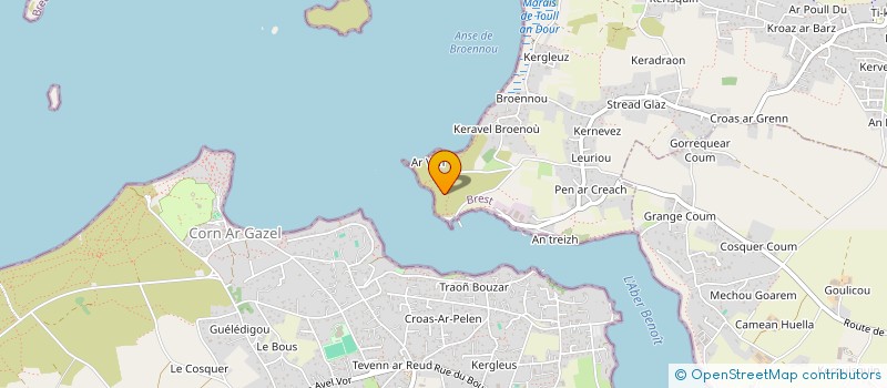 localisation de l'entreprise SCI ABER WRAC'H  LANDEDA