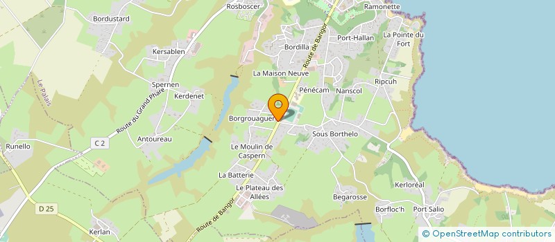 localisation de l'entreprise SCI ABER WRACH  LE PALAIS