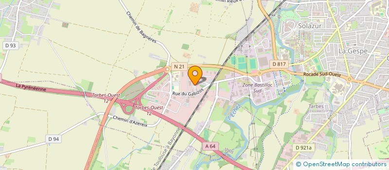 localisation de l'entreprise SCI ABERAN 2  IBOS