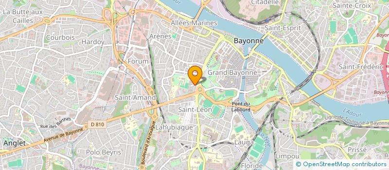 localisation de l'entreprise SCI ABERATSA à BAYONNE