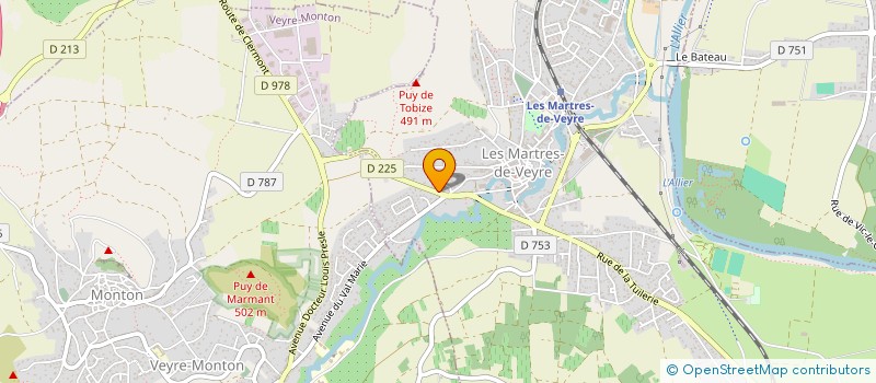 localisation de l'entreprise SCI ABERMILY  LES MARTRES-DE-VEYRE