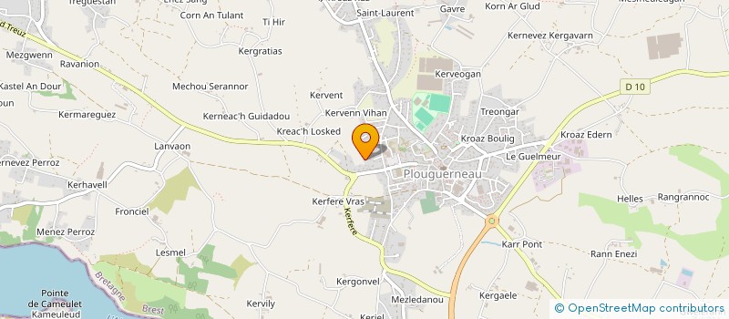 localisation de l'entreprise SCI ABERS FERRO  PLOUGUERNEAU