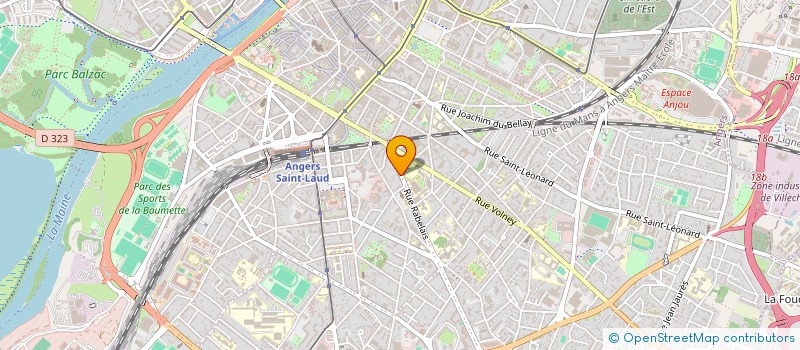 localisation de l'entreprise SCI ABF à ANGERS