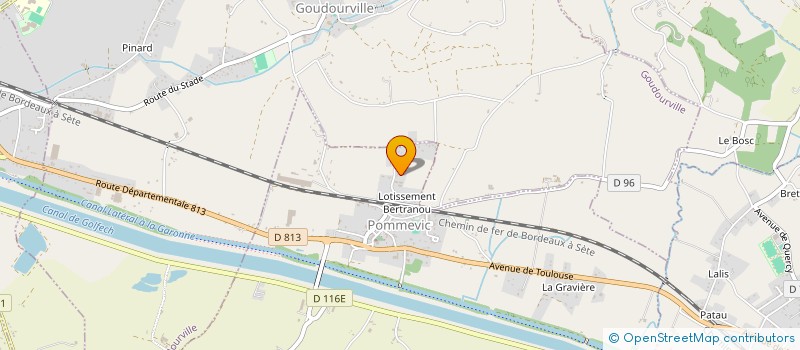 localisation de l'entreprise SCI ABF  POMMEVIC