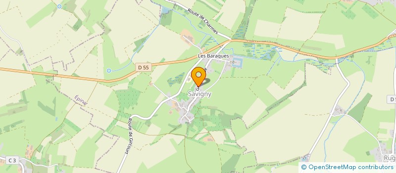 localisation de l'entreprise SCI ABF IMMO  SAVIGNY