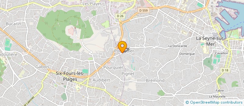 localisation de l'entreprise SCI ABFFI à SANARY-SUR-MER