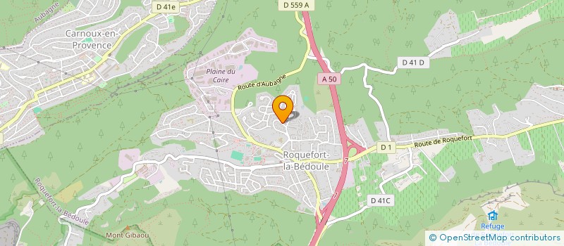 localisation de l'entreprise SCI ABGN  ROQUEFORT-LA-BEDOULE