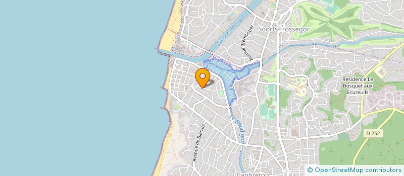 localisation de l'entreprise SCI ABI  CAPBRETON