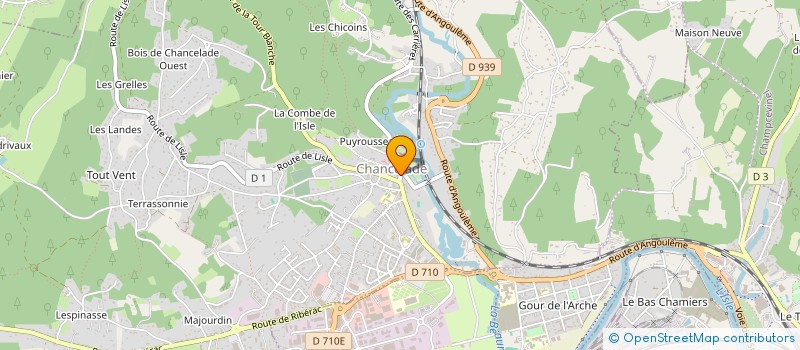 localisation de l'entreprise SCI ABI  CHANCELADE