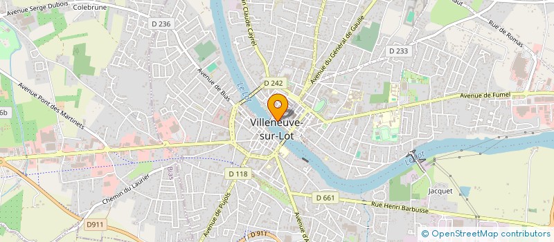 localisation de l'entreprise SCI ABI  VILLENEUVE-SUR-LOT