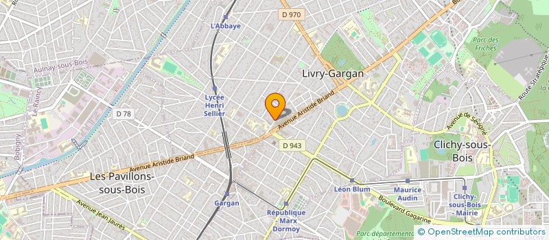 localisation de l'entreprise SCI ABI-HBLN à LIVRY-GARGAN