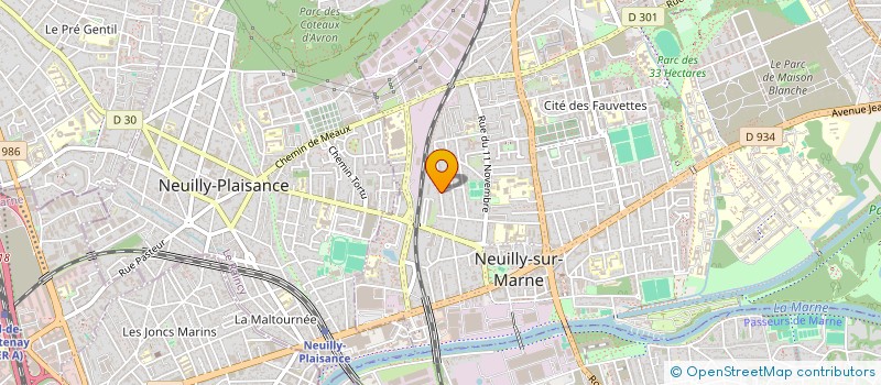localisation de l'entreprise SCI ABIH à NEUILLY-SUR-MARNE