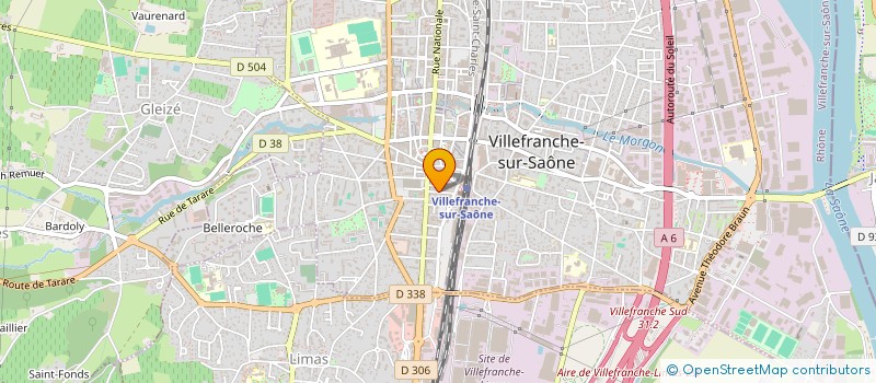localisation de l'entreprise SCI ABIL à VILLEFRANCHE-SUR-SAONE