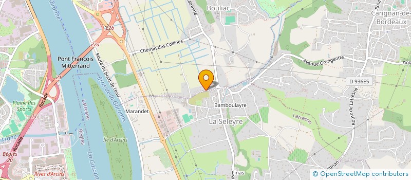 localisation de l'entreprise SCI ABIP  BOULIAC