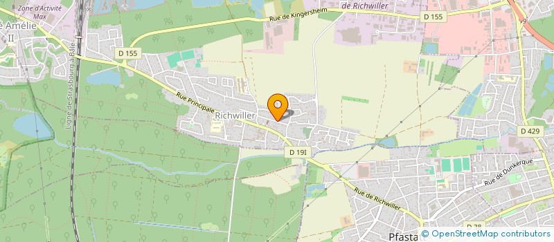 localisation de l'entreprise SCI ABISS  RICHWILLER