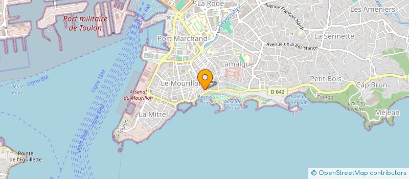 localisation de l'entreprise SCI ABITARE  TOULON